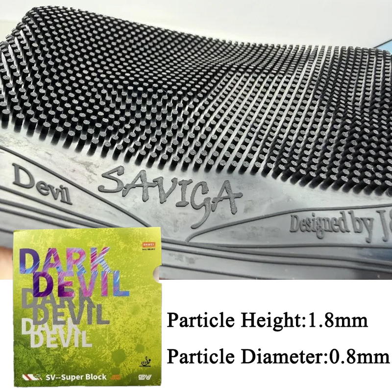 Table Tennis Height - DAWEI SAVIGA Dark Devil Table Tennis