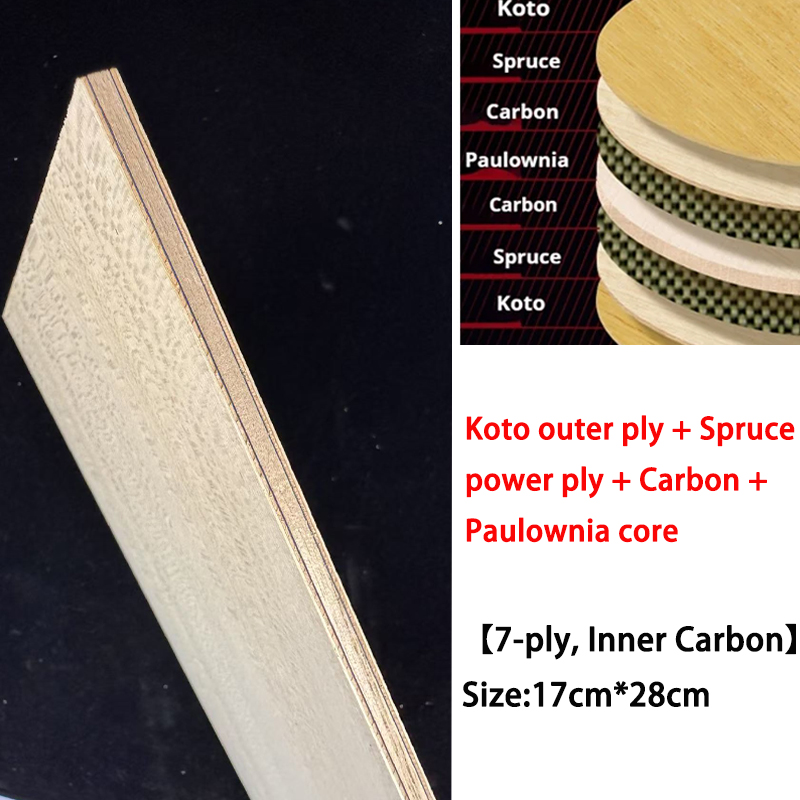 Koto DIY Table Tennis Blade Wo - Stiga Carbon Blade 评论和价格