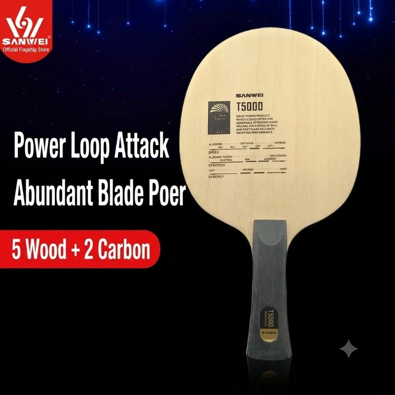 1pcs SANWEI T5000 Table Tennis - Stiga Carbon Blade 评论和价格