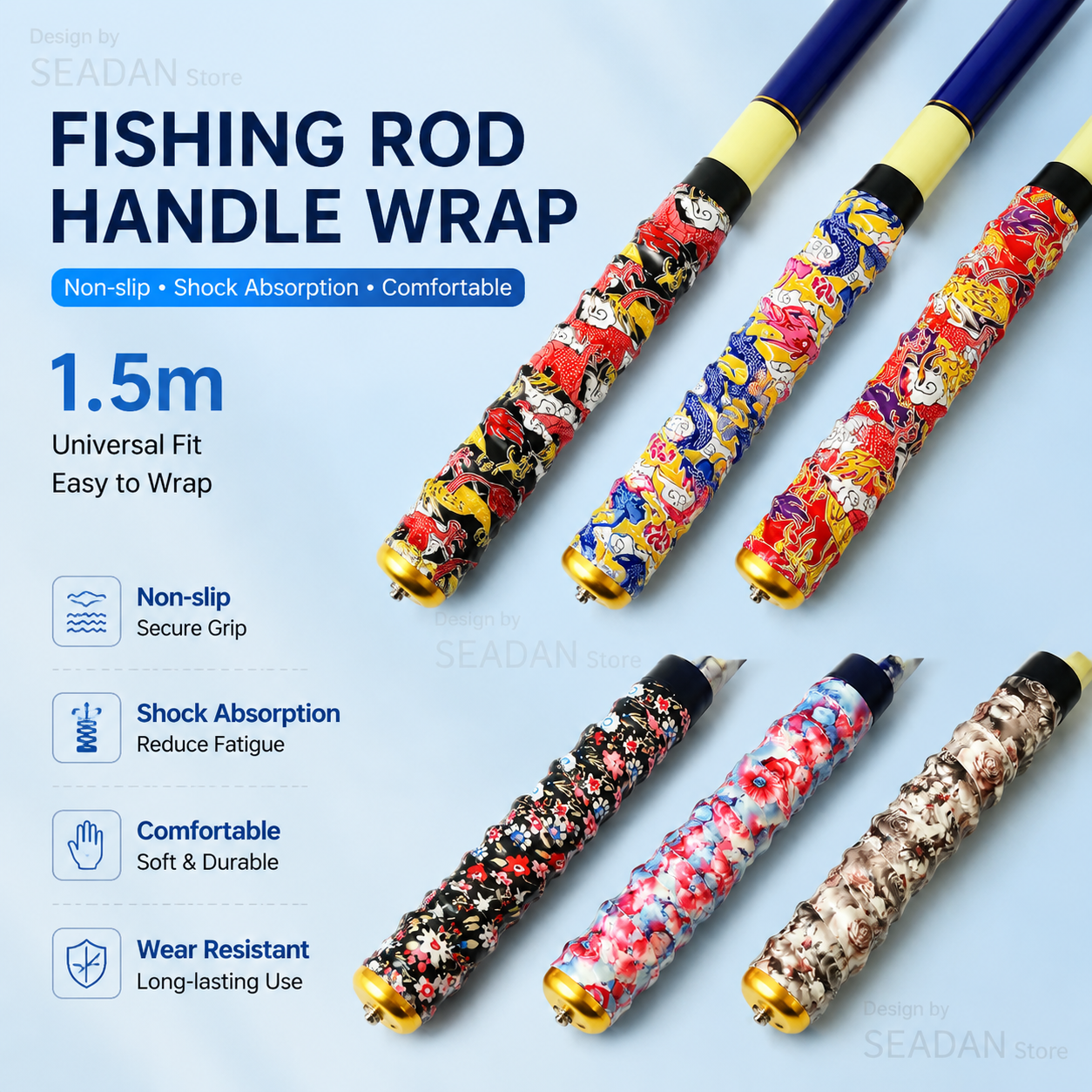 1.5m Floral Dragon Pattern Fis - Table Tennis Zhang Jike 评论和价格