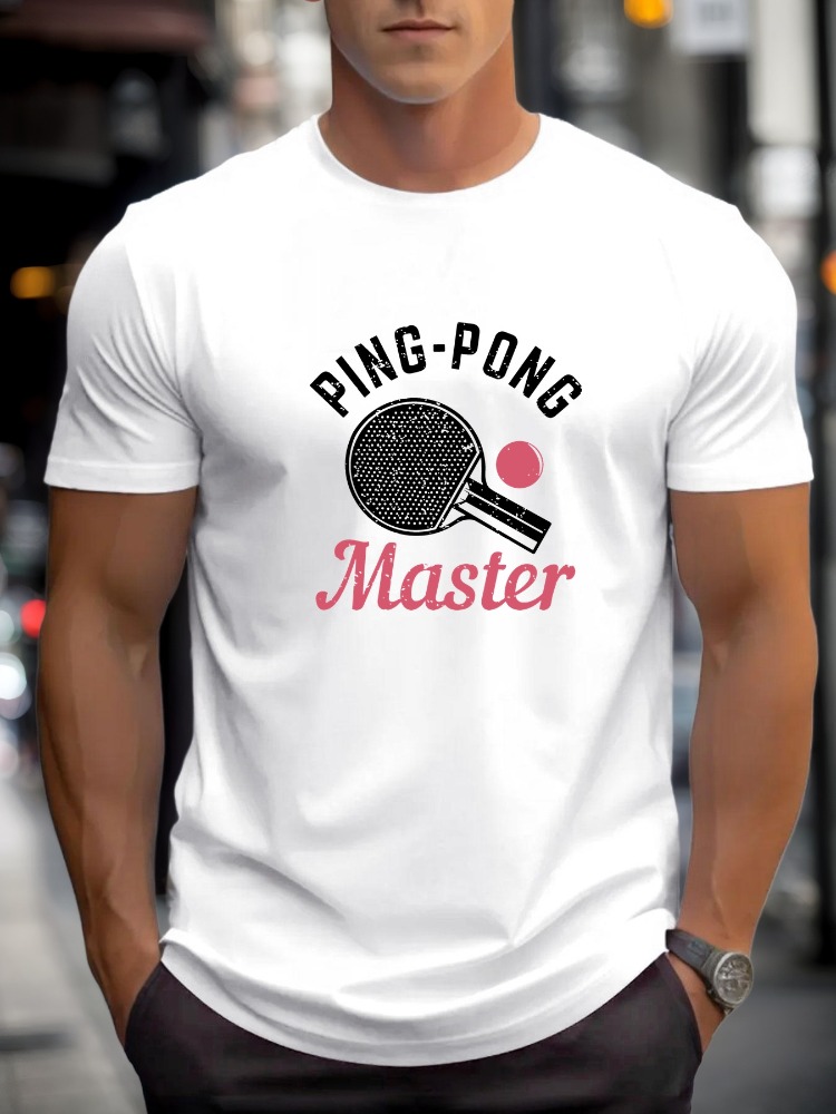 Mens Tee Ping Pong Master Tabl - Table Tennis Graphics 评论和价格