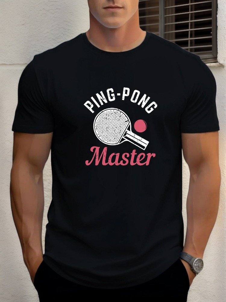 Mens Tee Ping Pong Master Tabl - Table Tennis Graphics 评论和价格