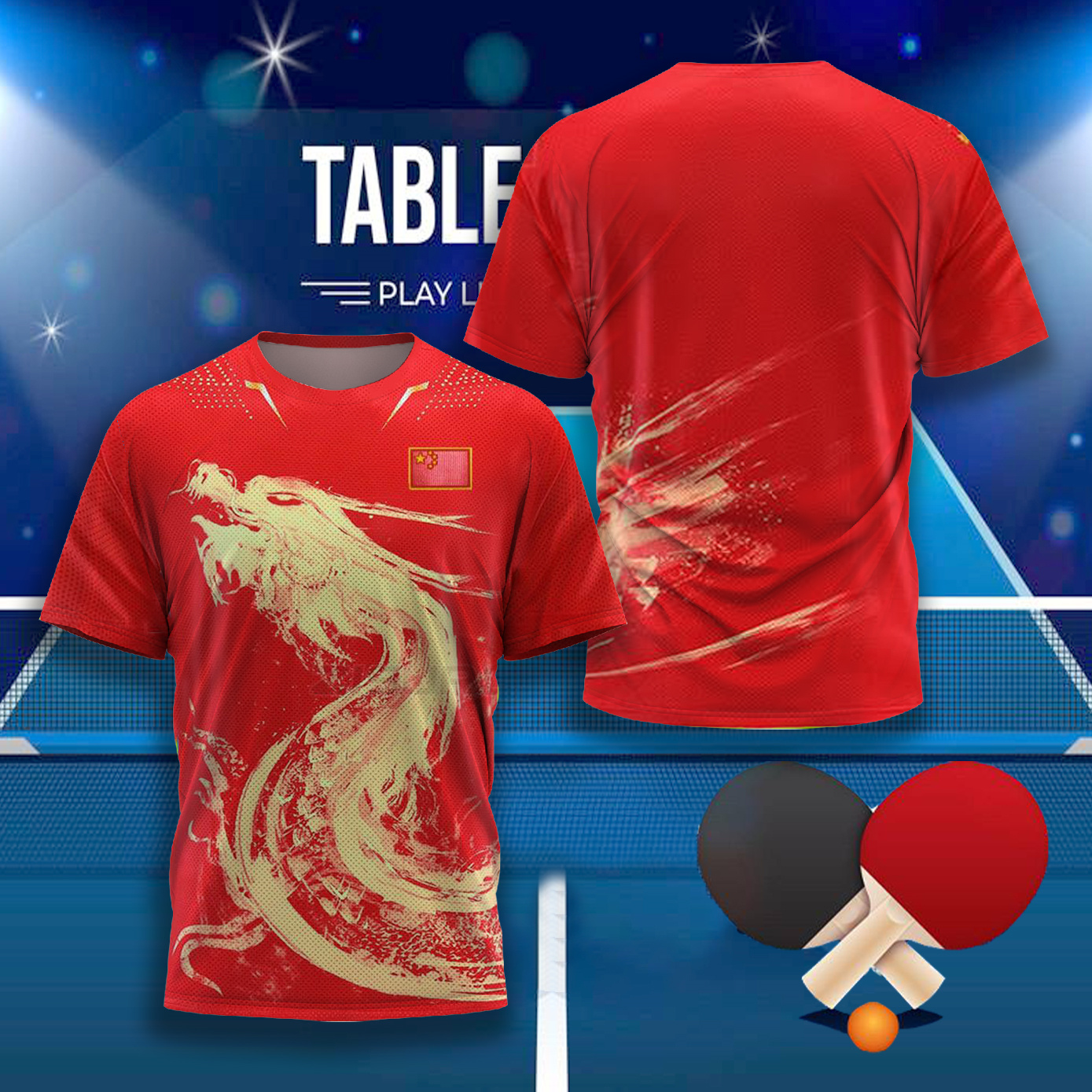 CHINA Dragon Table Tennis Grap - Table Tennis Zhang Jike 评论和价格