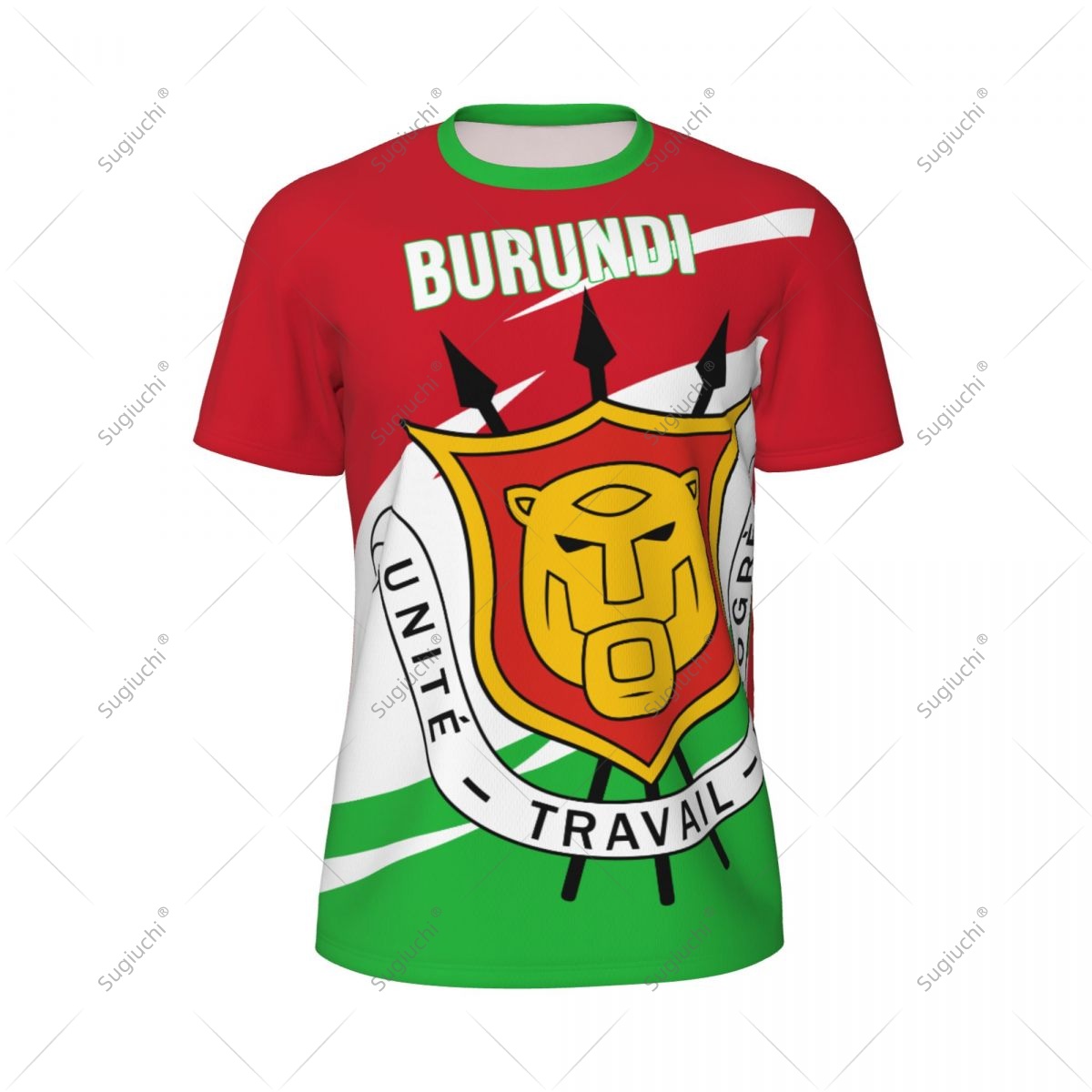 Burundi Flag Men Sports T-shir - Table Tennis Men 评论和价格