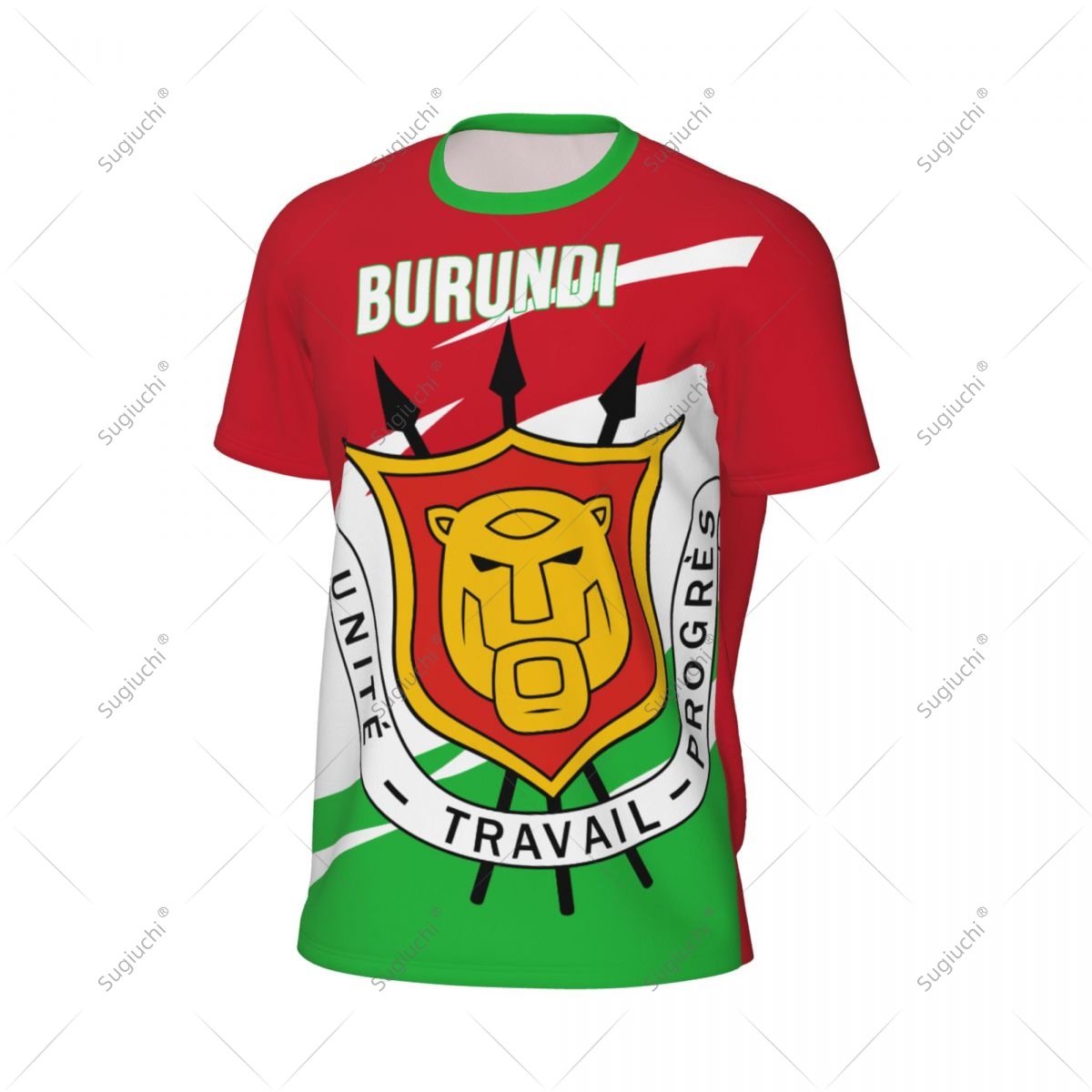 Burundi Flag Men Sports T-shir - Table Tennis Men 评论和价格