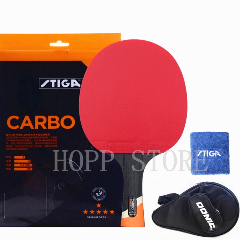 STIGA 6 Star Racket Offensive  - Stiga Carbon Blade 评论和价格